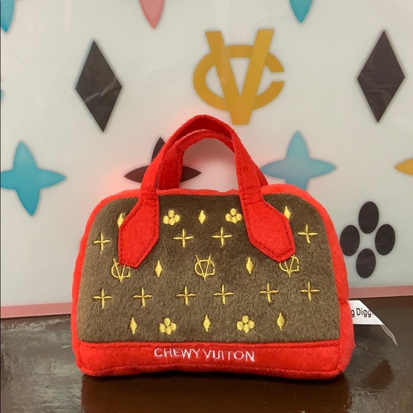 Louis Vuitton Other - 👜CHEWY VUITON, The Red Bag . DOG TOY. NWT